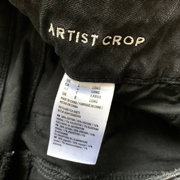 AE- Black Distressed Ripped Jegging - Picture 6 of 7